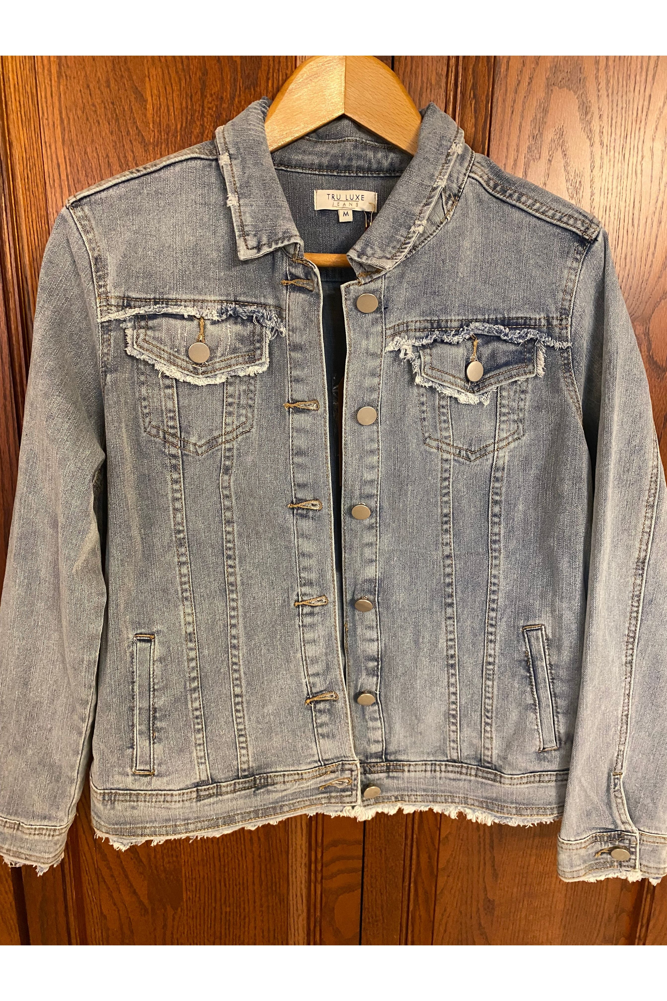 Tru luxe cheap jeans jacket